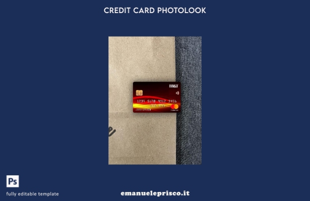 modello frontale photolook mastercard bancario USA BB&T Corp. stile verificato